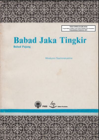 Babad Jaka Tingkir : Babad Pajang