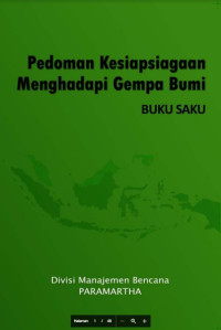 Pedoman Kesiapsiagaan Menghadapi Gempa Bumi : Buku Saku